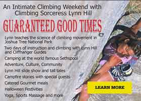 Joshua Tree Climbing Camp With Lynn Hill